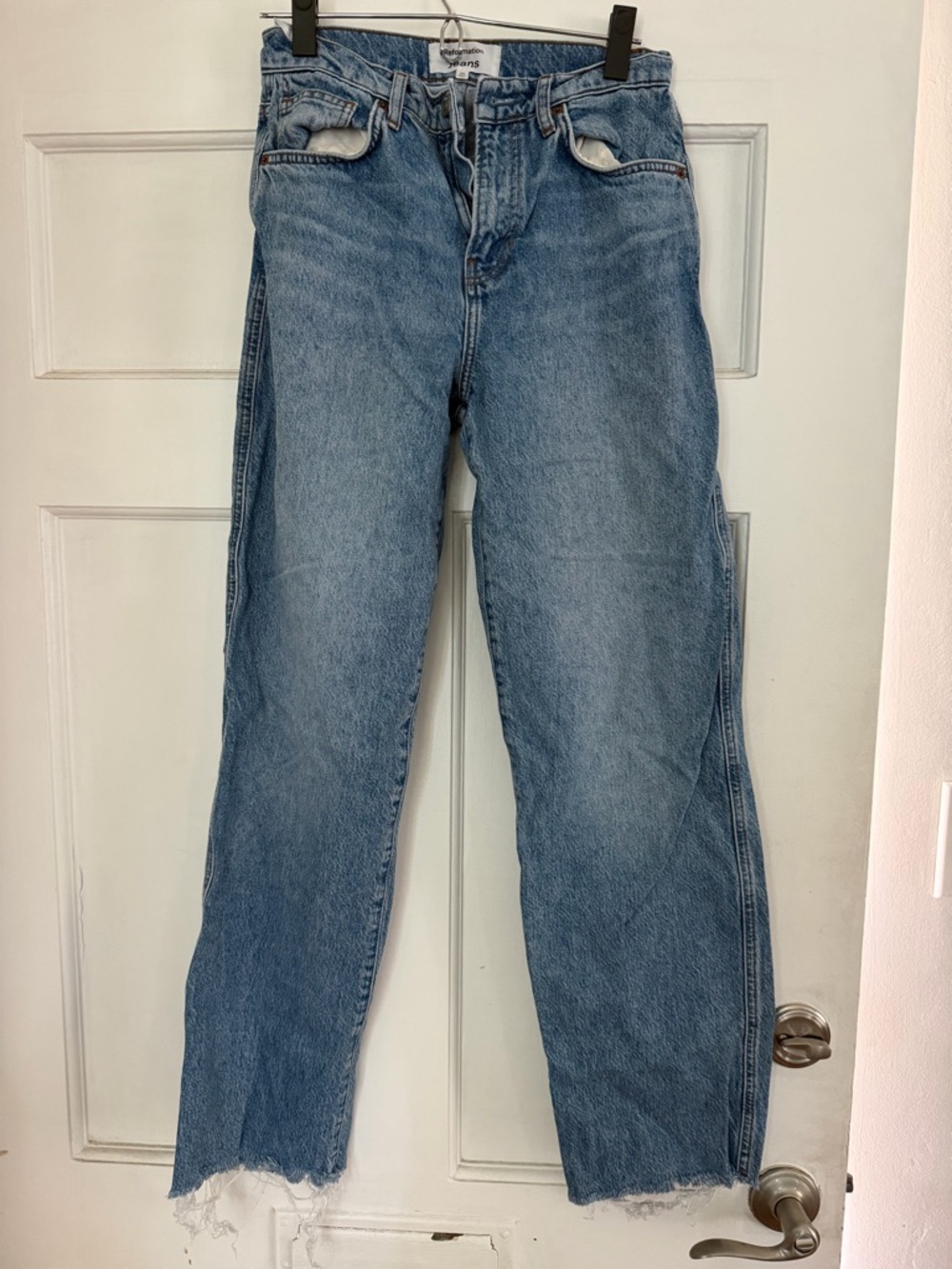 Reformation Val 90s Mid Rise Straight Jeans - Picture 2 of 3